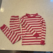Hanna Andersson 2-Piece Organic Cotton Striped Long Sleeve Pajama Set 6-7