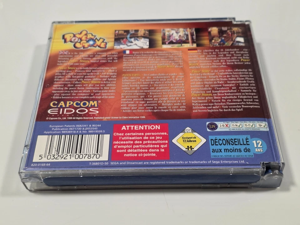 Power Stone – SEGA Dreamcast – PAL – Boxed with Manual - Image 2 of 4
