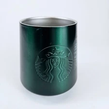 Starbucks Perfect Pour Latte Mug Green Stainless Steel Vacuum Insulated 12 oz