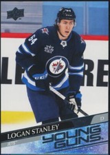 2020-21 Upper Deck Extended Series Logan Stanley Rookie Young Guns Jets RC #703