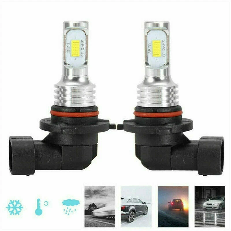 For Nissan Rogue 2008-2013 6000K 6X LED Headlight High Low Fog Light Bulbs Combo - Image 2 of 4