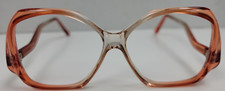 Vintage Eye Glasses Frames MARK IV 52/20 OVERSIZED WOMENS FRAMES GLO TONE RUST
