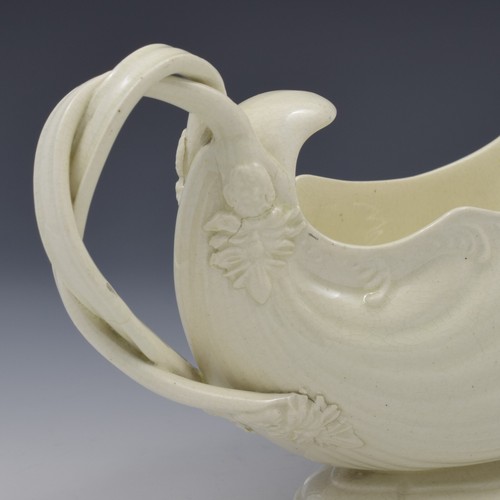 Fine Georgian Leeds Creamware Fluted Sauce Boat c.1780 Antique 18th Sauceboat - Picture 13 of 18