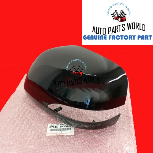 GENUINE LEXUS GX460 LX570 LEFT DRIVER OUTER MIRROR BLACK COVER 87945-60060-C0