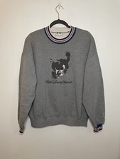 Vintage Disney Donald Duck Mickey 90s Crewneck Sweater RARE Gray Size XL