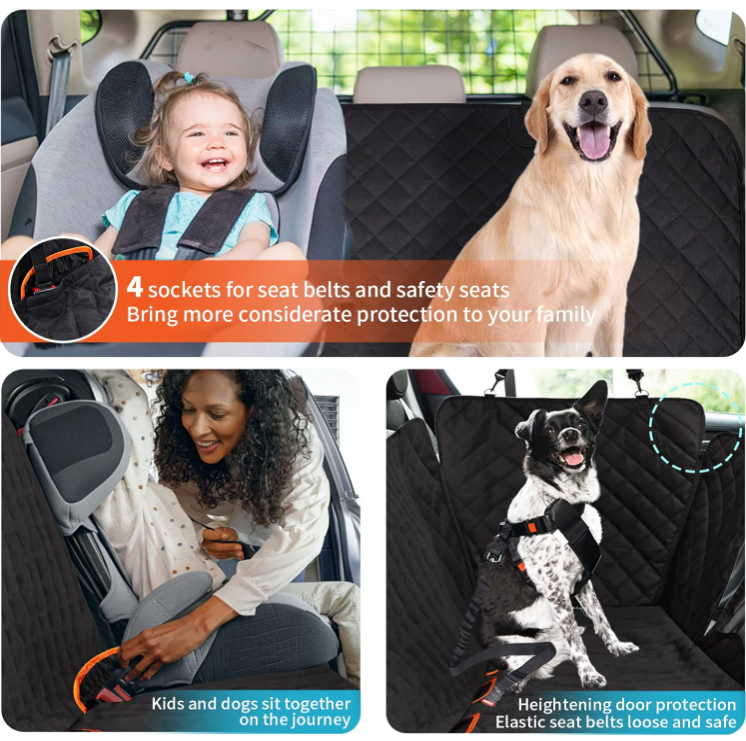 XL Dog Seat Cover SUV & Truck Back Extra Large Pets Hammock 60" x 64