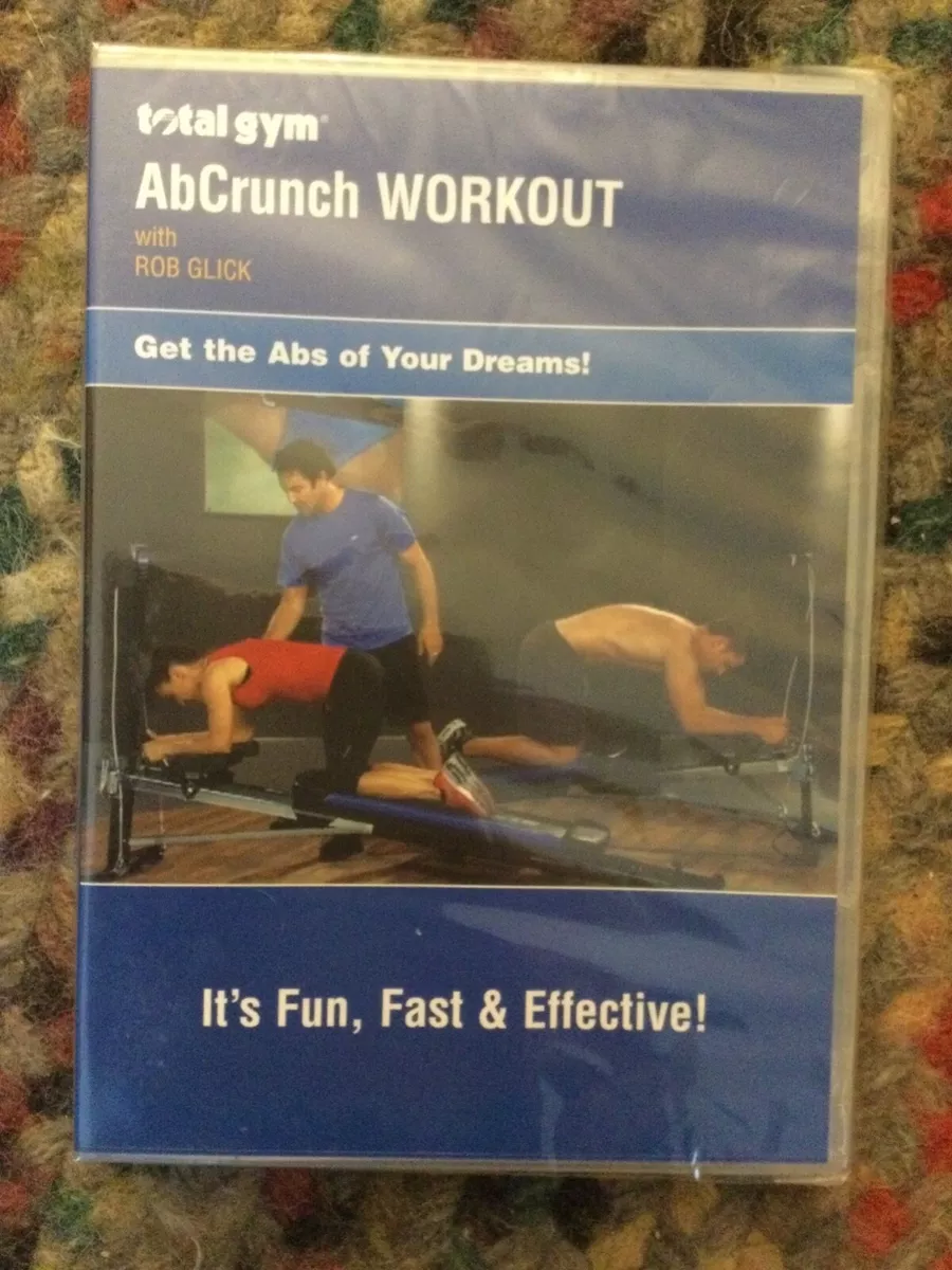 NEW Total Gym Ab Crunch Workout DVD Rob Glick Brand New Sealed eBay