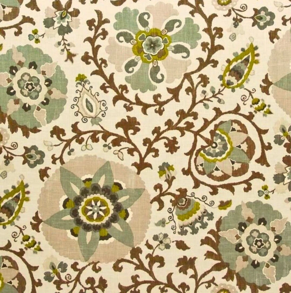 Braemore SILSILA Suzani WOODLAND Home Decor Drapery Curtain Sewing Fabric BTY - Image 3 of 4