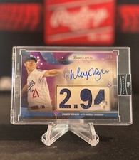 2023 Topps Luminaries Walker Buehler Masters Of The Mound Relic Auto 3/3