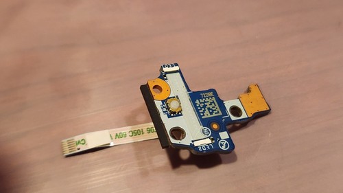 Genuine HP zbook 15V G5 Power Button Board w/ Cable LS-F874P 6460 - Zdjęcie 2 z 2