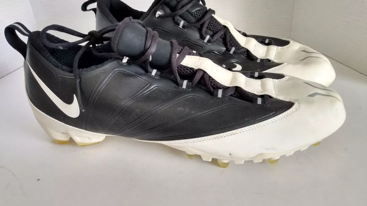 2009 Nike 318907-011 Speed Cleats Size 16 - Black And White | eBay