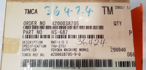 Toyopuc RMT-I/O-S Remote I/O Slave Module Module THU-2757 JTekt NS-687 - Unused - Picture 2 of 12