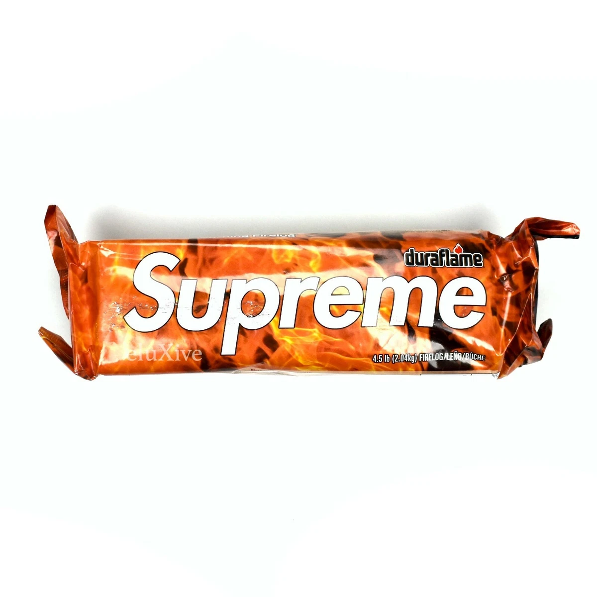 NWT Supreme Duraflame Box Logo Fire Log Camping Fire Starter Fuel FW21  AUTHENTIC | eBay