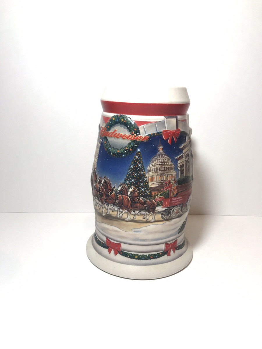 Budweiser Holiday Beer Stein 2001 