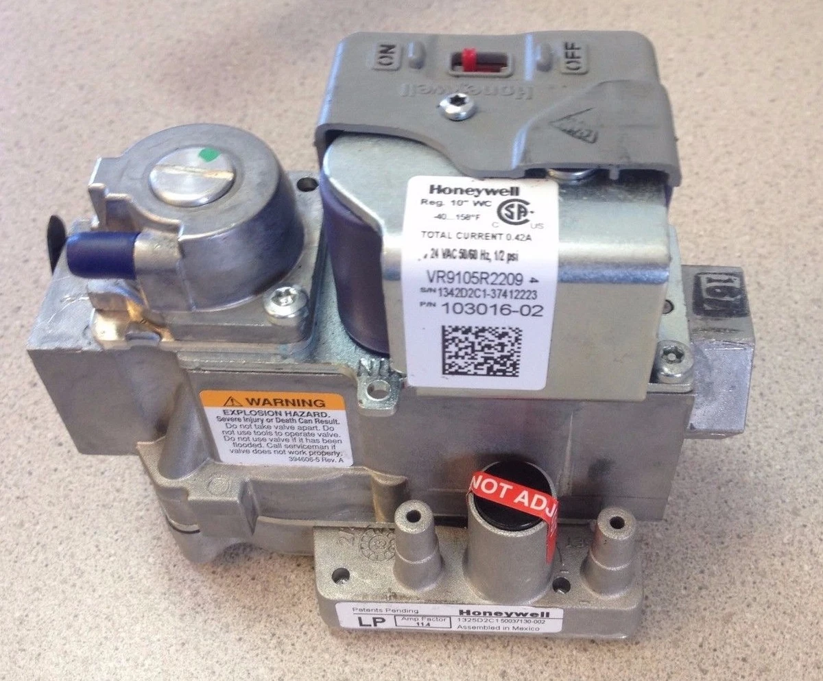 New OEM Honeywell Gas Valve VR9105R2209 Lennox Furnace HW PN103016-02  Replace | eBay