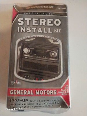 Scosche GMT2049A Car Stereo Install Kit General Motors 1992 - 2012 DIY