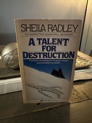 A Talent for Destruction ︱  Sheila Radley︱1982 ︱ Paperback