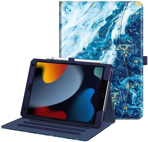 Case for iPad 9th / 8th / 7th Gen 10.2 Inch Multi-Angle Viewing Stand Cover - Picture 36 of 53