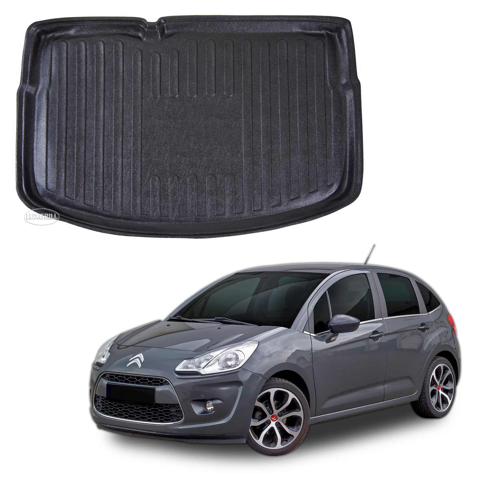 Tapis de coffre Citroen C3 idéal pour les sorties en famille et les courses du quotidien