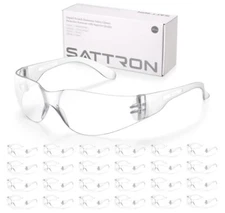 Clear Safety Glasses ANSI Z87.1 Eye Protection Protective Glasses Pack of 24