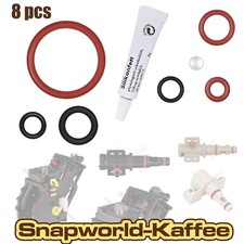 Dichtung O-Ring für Saeco Philips Brühgruppe Auslaufstutzen + Silikonfett 8tlg.