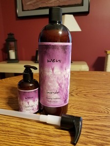 Wen 32 Oz Lavender Cleansing Conditioner 6 Oz Styling Creme Set