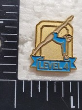 GYMNASTICS LEVEL 4 HAT LAPEL PIN PIN BACK USED Z2686