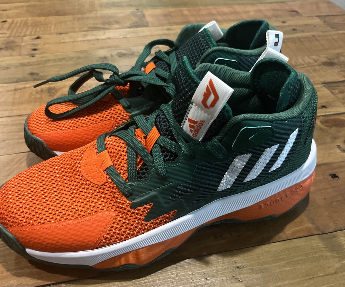 Adidas Dame 8 PE Miami Hurricanes Canes GZ9712 Basketball 