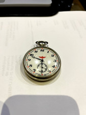 Railway Pocket Watch 18 Ruby Manual Winding - good. RARE