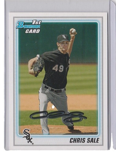 2011 CHRIS SALE BOWMAN GOLD ROOKIE CARD | eBay