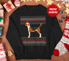 English Foxhound Christmas Sweater Gift Dog Mom or Dad Ugly Holiday Sweatshirt