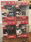 Funko Pop! DC Imperial Palace Lot Of 4 New Batman Joker Robin Harley Quinn
