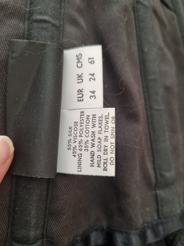SALE! Genuine *VOLLERS* Handmade Corset Overbust Long UK24" NW 28" Chinese Silk - Picture 5 of 10