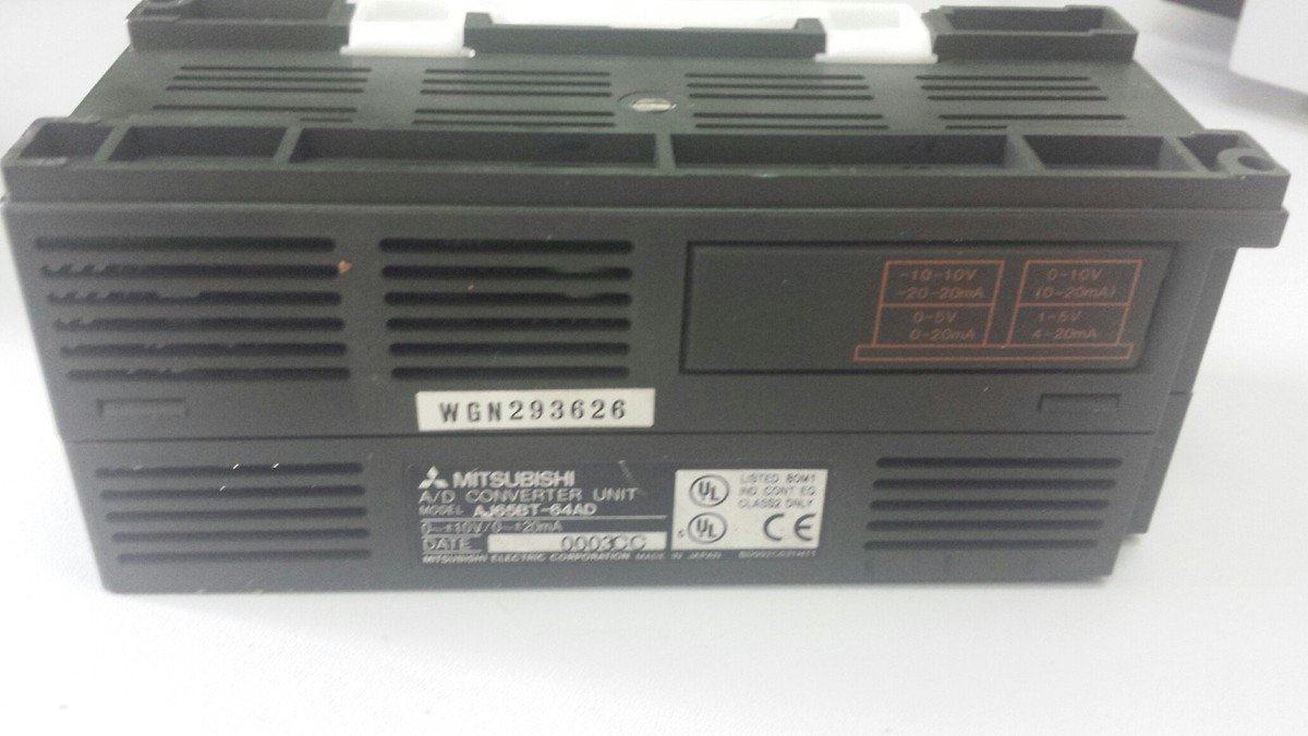 MITSUBISHI AJ65BT-64AD D/A CONVERTER UNIT USED | eBay MITSUBISHI AJ65BT-64AD D/A CONVERTER UNIT USED | eBay