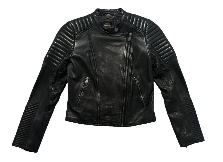 Biker Negro abrigos, chaquetas y chalecos para Mujeres