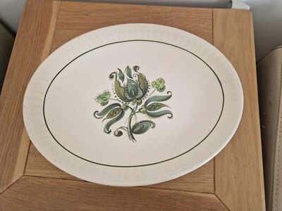 Vintage Royal Worcester - Palissy Heidi ovale Servierplatte 30 cm x 23 cm Durchmesser