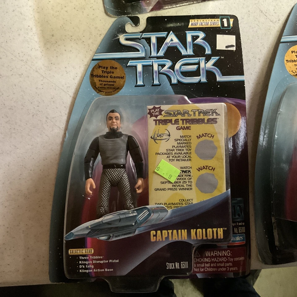 Star Trek Deep Space Warp Factor Serie 1 Lote Constable Odo, Dr Bashir, Cap. K Foto 3 de 4
