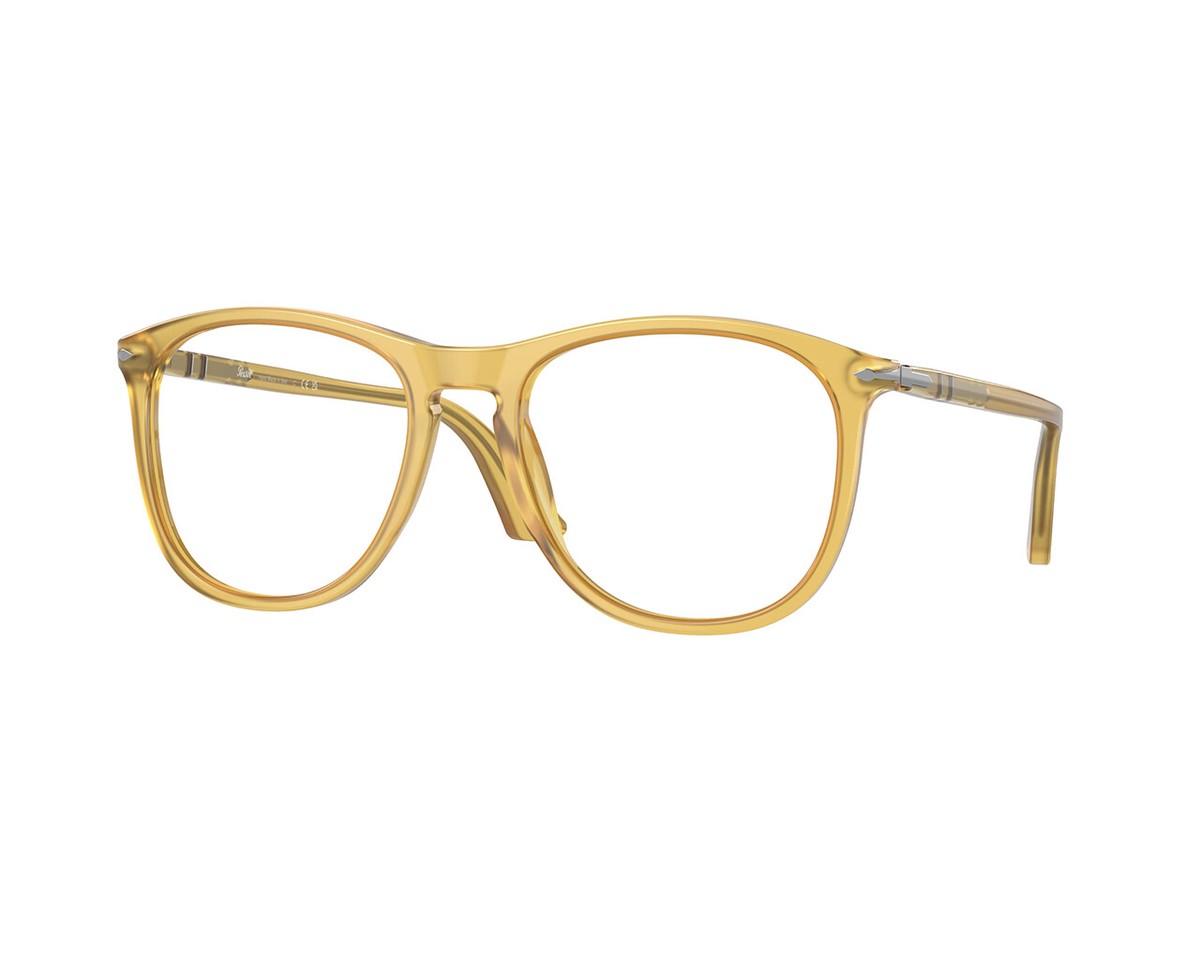 Persol Eyeglasses Frame PO3314V 204 Yellow Man Woman