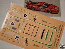 FERRARI 512 BB BELLANCAUTO LE MANS 1982 1/43 DECALS FDS AUTOMODELLI