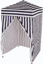 4' X 4' Portable Dressing Room, Pop up Portable Changing Room, Navy Blue / White
