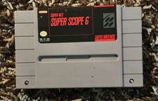 SUPER SCOPE 6 SNES Super Nintendo Video Game Cartridge 