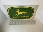 Vintage JOHN DEERE TIN SIGN QUALITY FARM EQUIPMENT TRACTOR SUPPLY  16x12