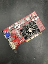 AGP card ATI Radeon 109-94200-30 Rev A02 1029421933 DVI TV VGA  Free Shipping