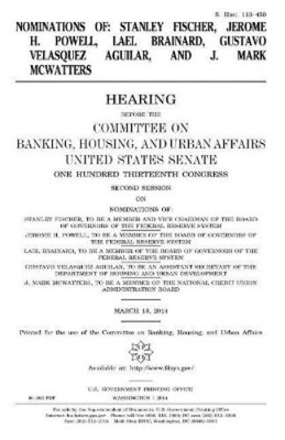 United States Congress United States Se Nominations of (Taschenbuch) (US IMPORT)