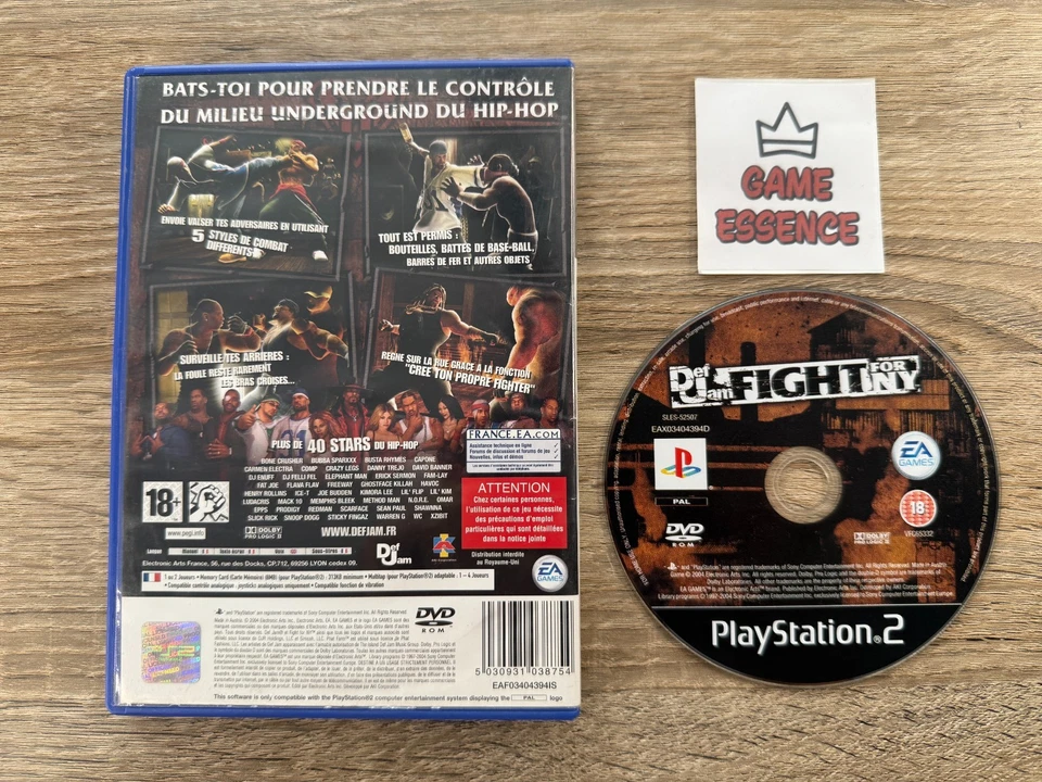 Def Jam Fight For NY PS2 Sans Notice PAL FR Sony PlayStation 2 New York - Bild 3 von 3