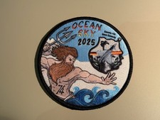 Patch Luftwaffe Nato  taktlwg74 airforce Eurofighter Ocean Sky 2025 Bundeswehr 