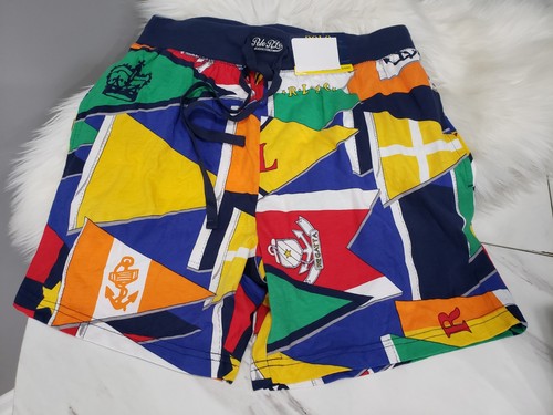 NEW Polo Ralph Lauren Mens Nautical Signal Flag 6 Inch Regatta Sleep Shorts Boat