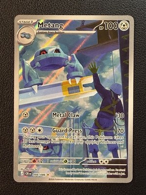 Metang 094/086 Me04: Pokemon Chaos Rising Holo Illustration Rare PACK FRESH
