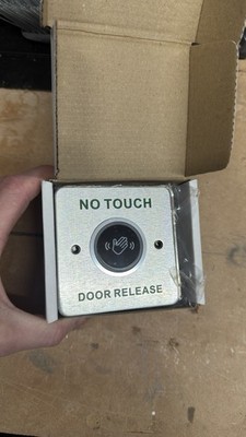 No Touch Exit Button Türentriegelung IR Sensor Edelstahl + Metallbox + Rahmen