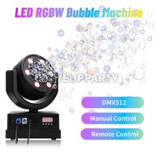 PAIDUN LED Moving Head Bubble Machine 11M/36FT Wedding Party Event Stage Effect